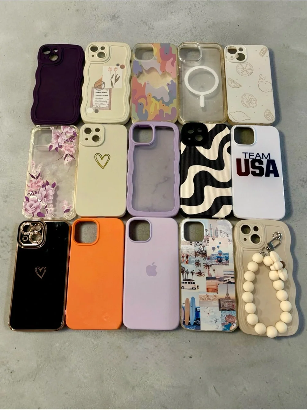 Assorted iPhone 14 Cases - a total of 15 different and unique cases!